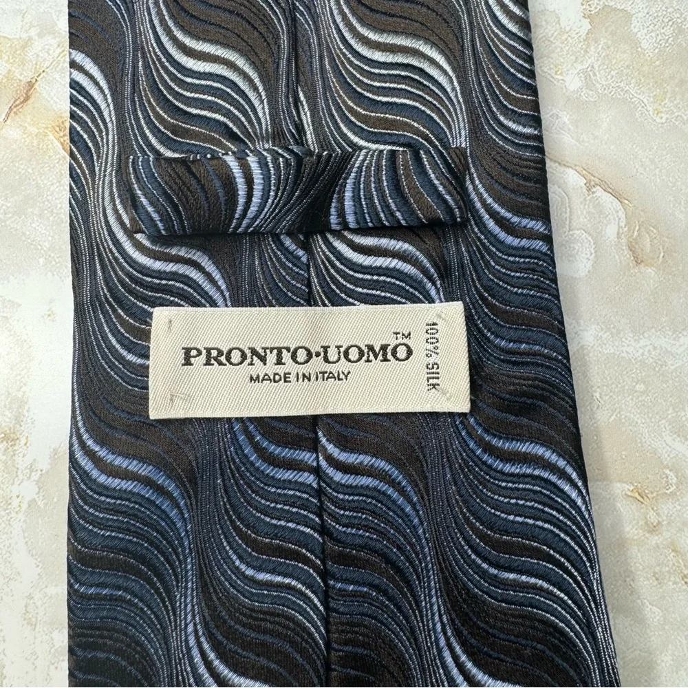 Pronto Uomo 100% Silk Men's Tie 3 3/4